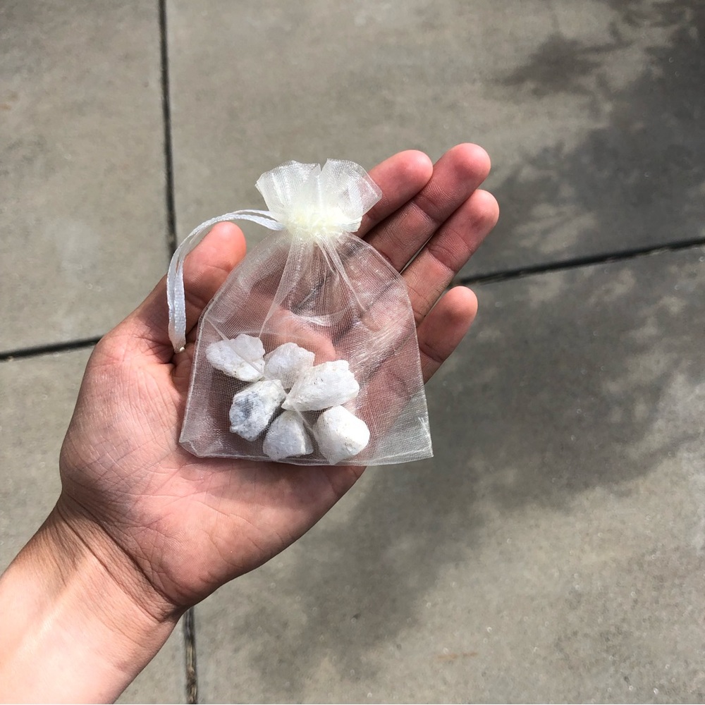 Milky Quartz Healing Stones 6 Pack Rocks Zodiac Birthstones Boho Aesthetic Fun